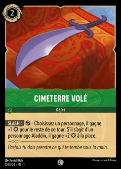 Cimeterre volé 102/204 Premier Chapitre