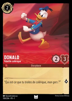 Donald - Volatile colérique 108/204 Premier Chapitre