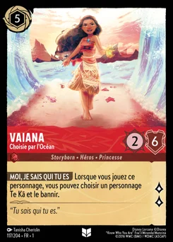 Vaiana - Choisie par l'Océan 117/204 Premier Chapitre
