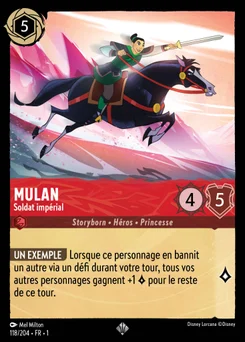 Mulan - Soldat impérial 118/204 Premier Chapitre