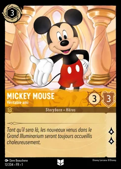 Mickey Mouse - Véritable ami 12/204 Premier Chapitre