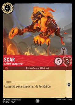 Scar - Ardent usurpateur 122/204 Premier Chapitre