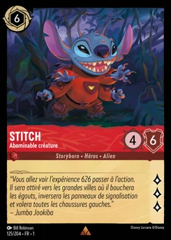 Stitch - Abominable créature 125/204 Premier Chapitre