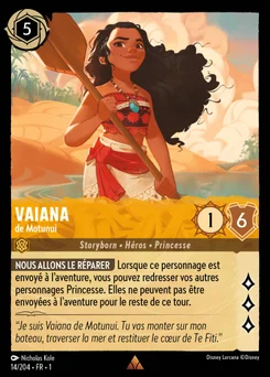 Vaiana - de Motunui 14/204 Premier Chapitre