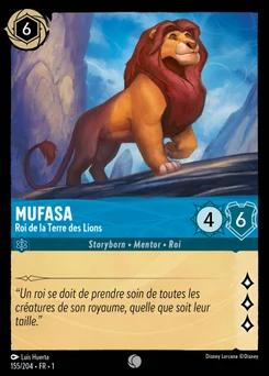 Mufasa - Roi de la Terre des Lions 155/204 Premier Chapitre