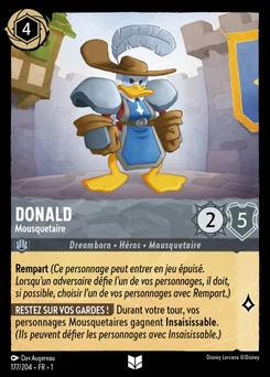 Donald - Mousquetaire 177/204 Premier Chapitre
