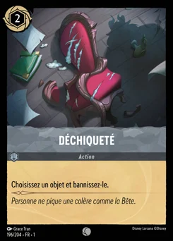 Déchiqueté 196/204 Premier Chapitre