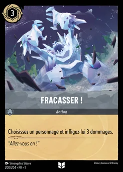 Fracasser ! 200/204 Premier Chapitre