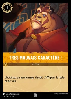 Très mauvais caractère ! 26/204 Premier Chapitre