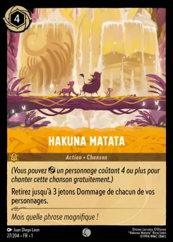 Hakuna Matata 27/204 Premier Chapitre