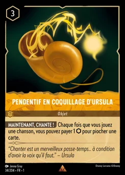 Pendentif en coquillage d'Ursula 34/204 Premier Chapitre
