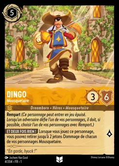 Dingo - Mousquetaire 4/204 Premier Chapitre