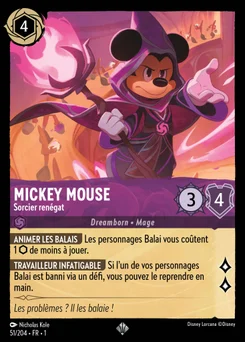 Mickey Mouse - Sorcier renégat 51/204 Premier Chapitre