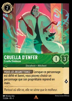 Cruella d'Enfer - Cruelle Diablesse 72/204 Premier Chapitre