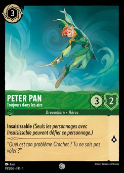 Peter Pan - Toujours dans les airs 91/204 Premier Chapitre