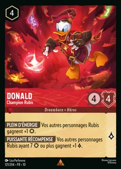 Donald - Champion Rubis 121/204 Lueurs dans les Profondeurs
