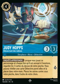 Judy Hopps - Découvrant des indices 156/204 Lueurs dans les Profondeurs