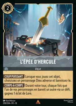 L'épée d'Hercule 200/204 Lueurs dans les Profondeurs