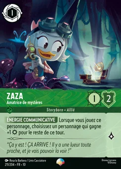Zaza - Amatrice de mystères 211/204 Lueurs dans les Profondeurs