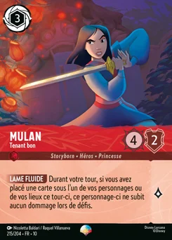Mulan - Tenant bon 215/204 Lueurs dans les Profondeurs
