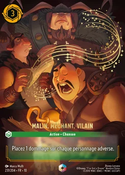 Malin, méchant, vilain 231/204 Lueurs dans les Profondeurs