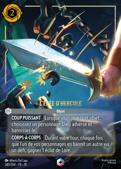L'épée d'Hercule 240/204 Lueurs dans les Profondeurs