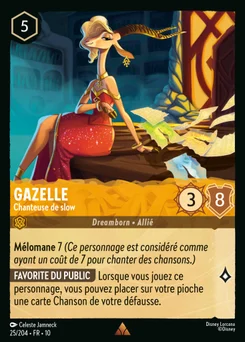 Gazelle - Chanteuse de slow 25/204 Lueurs dans les Profondeurs