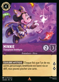 Minnie - Championne Améthyste 35/204 Lueurs dans les Profondeurs