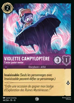 Violette Campyloptère - Castor junior senior 44/204 Lueurs dans les Profondeurs