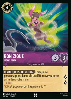 Bon Zigue - Enfant perdu 48/204 Lueurs dans les Profondeurs