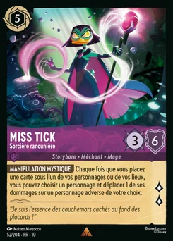 Miss Tick - Sorcière rancunière 52/204 Lueurs dans les Profondeurs