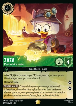 Zaza - Prospectrice junior 93/204 Lueurs dans les Profondeurs