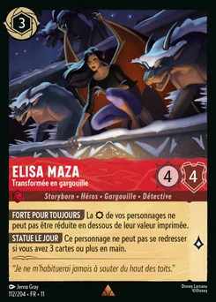 Elisa Maza - Transformée en gargouille 112/204 Givresort