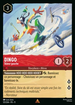 Dingo - Skieur gauche 121/204 Givresort