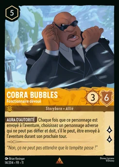Cobra Bubbles - Fonctionnaire dévoué 14/204 Givresort
