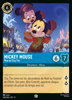 Mickey Mouse - Père de Tiny Tim 140/204 Givresort