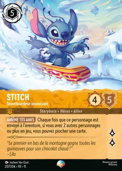 Stitch - Snowboardeur insouciant 207/204 Givresort