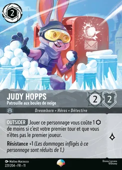 Judy Hopps - Patrouille aux boules de neige 221/204 Givresort