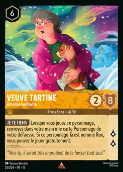 Veuve Tartine - Âme bienveillante 26/204 Givresort