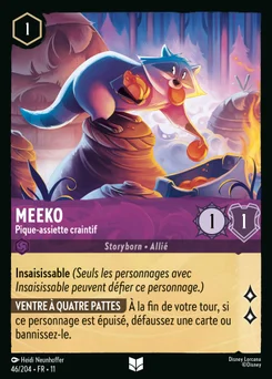 Meeko - Pique-assiette craintif 46/204 Givresort