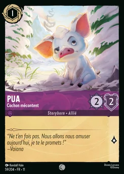 Pua - Cochon mécontent 59/204 Givresort