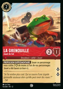 La grenouille - Jouet de Sid 112/204 Contrées Inconnues