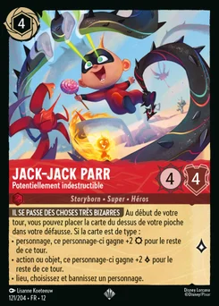 Jack-Jack Parr - Potentiellement indestructible 121/204 Contrées Inconnues