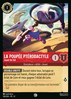 La poupée ptérodactyle - Jouet de Sid 128/204 Contrées Inconnues