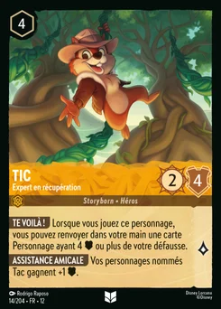 Tic - Expert en récupération 14/204 Contrées Inconnues