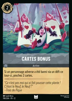 Cartes bonus 198/204 Contrées Inconnues
