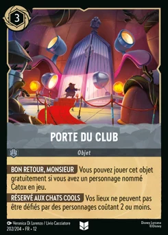 Porte du Club 202/204 Contrées Inconnues