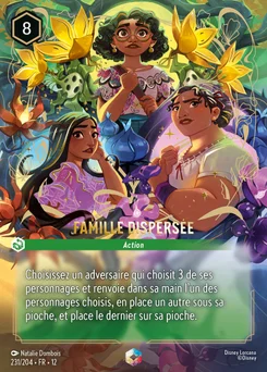 Famille dispersée 231/204 Contrées Inconnues