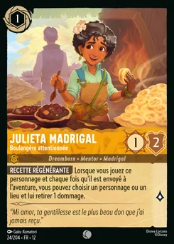 Julieta Madrigal - Boulangère attentionnée 24/204 Contrées Inconnues