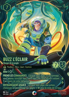 Buzz l'Éclair - Ranger de la jungle 241/204 Contrées Inconnues